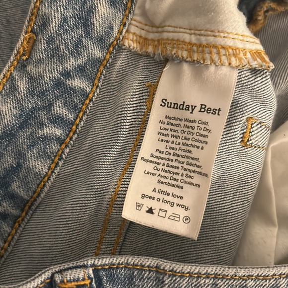 Sunday Best TATUM 3" JEAN SHORT from Aritzia size 28 - Picture 4 of 6